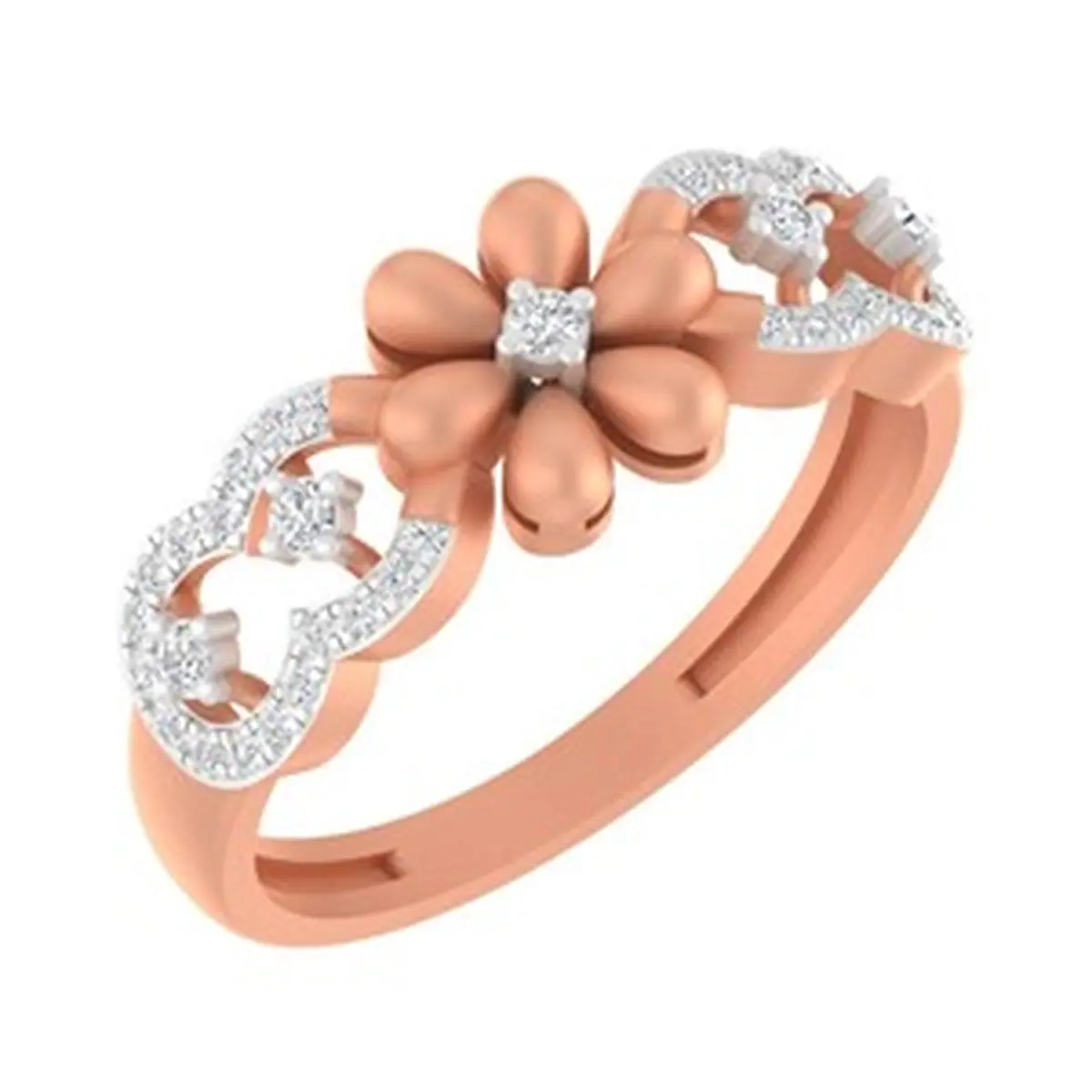 Round Diamond Ladies Ring 