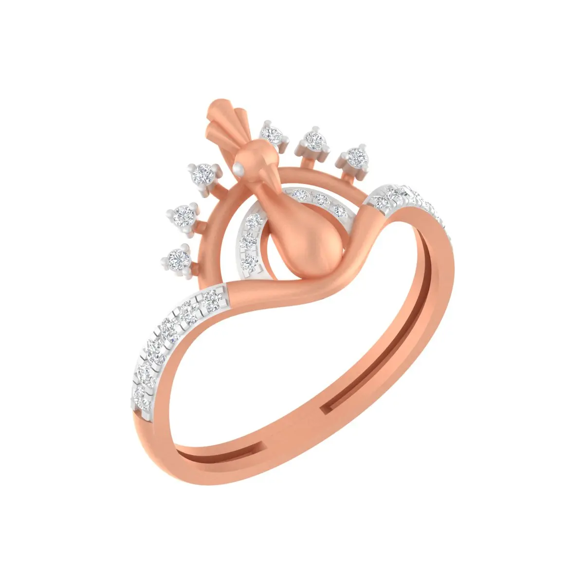 Round Diamond Ladies Ring 