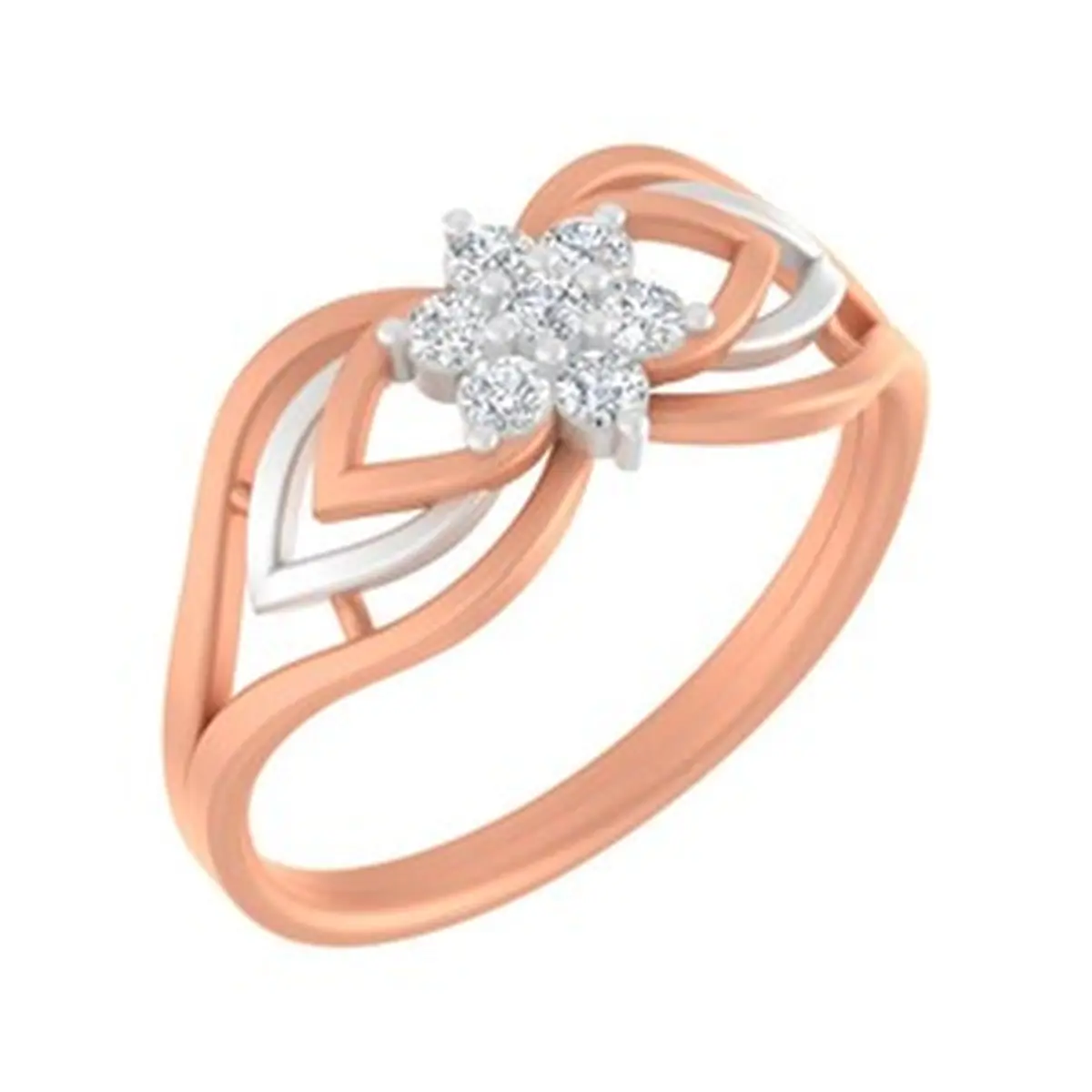 Round Diamond Ladies Ring 