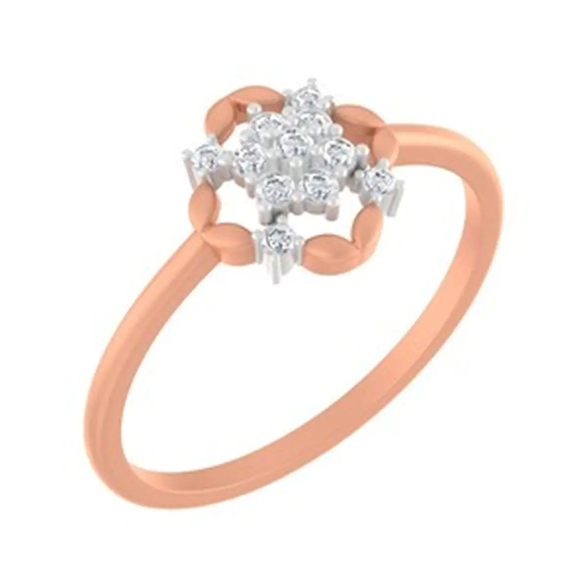 Round Diamond Ladies Ring 