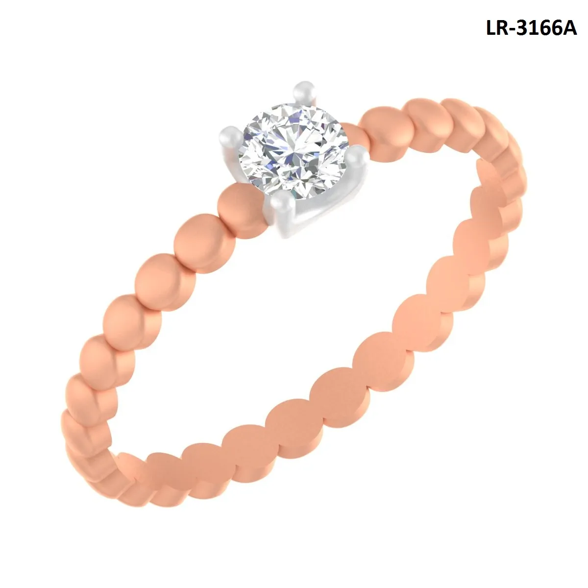 Round Diamond Solitaire  Ring 