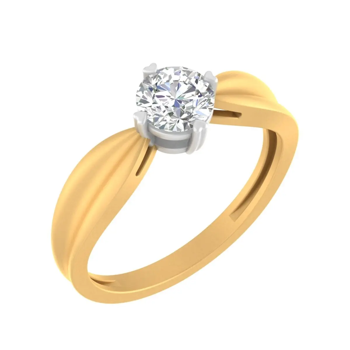 Round Diamond Solitaire Ring 