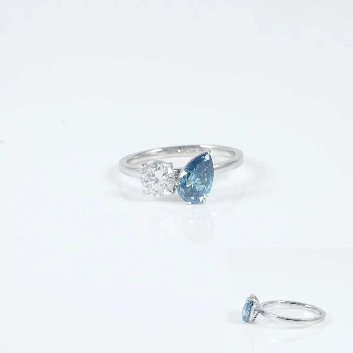 Pear & Round Diamond Fashion Band 