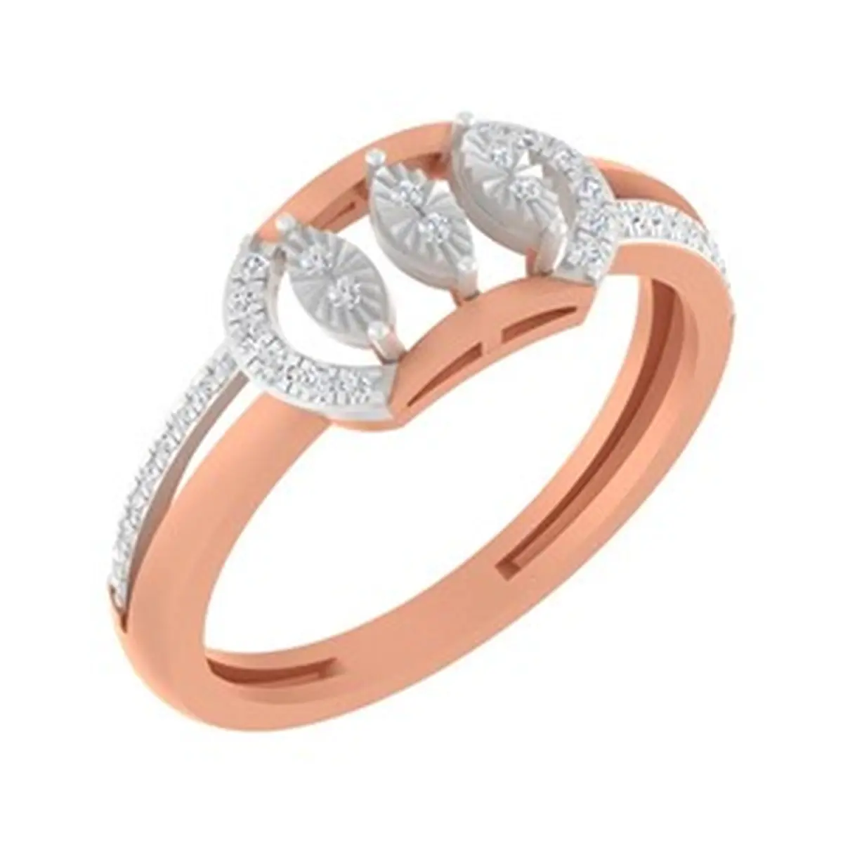 Round Diamond Ladies Ring 