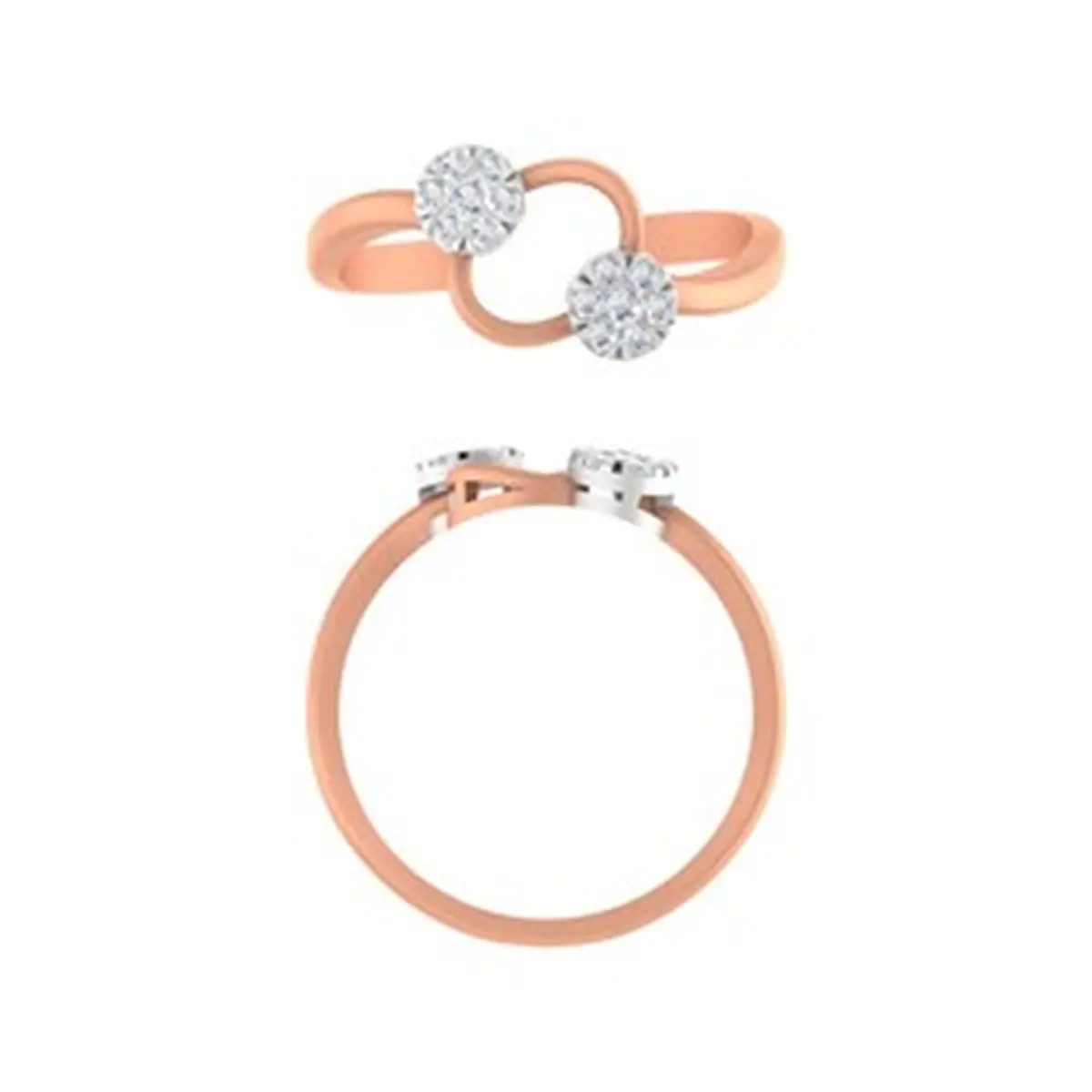 Round Diamond Ladies Ring 