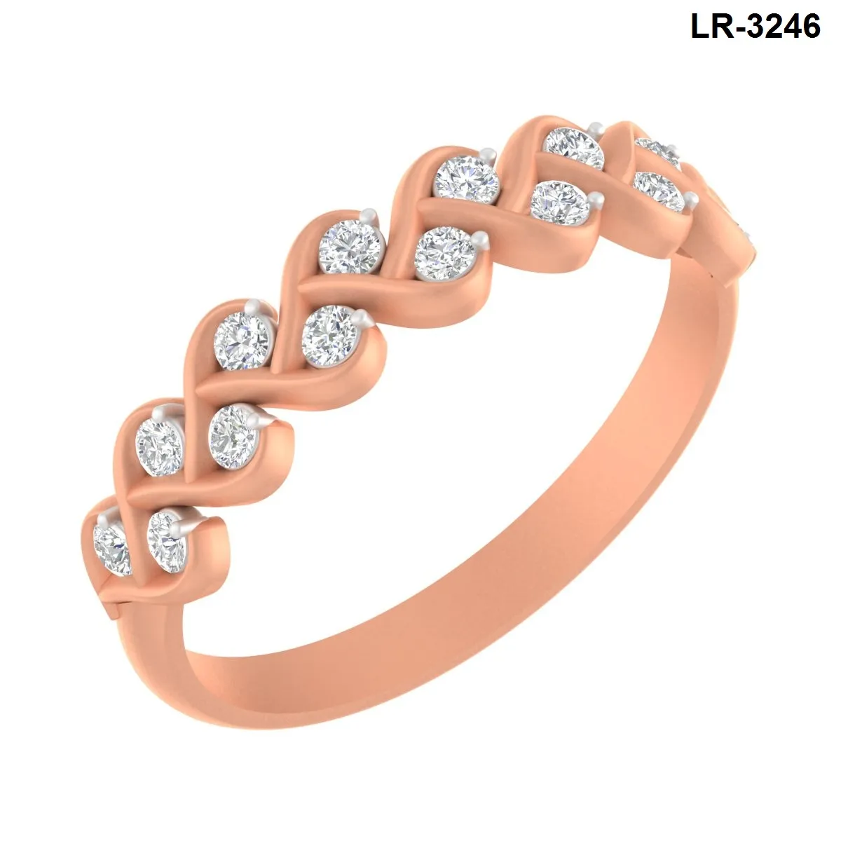 Round Diamond Ladies Ring 