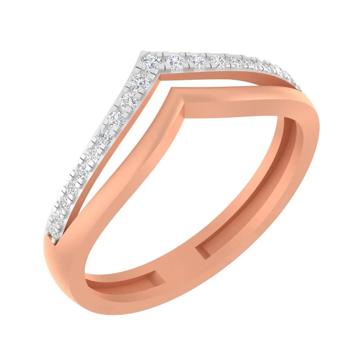 Round Diamond Ladies Ring 