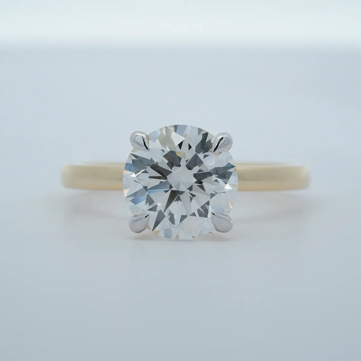 Round Diamond Solitaire Ring 