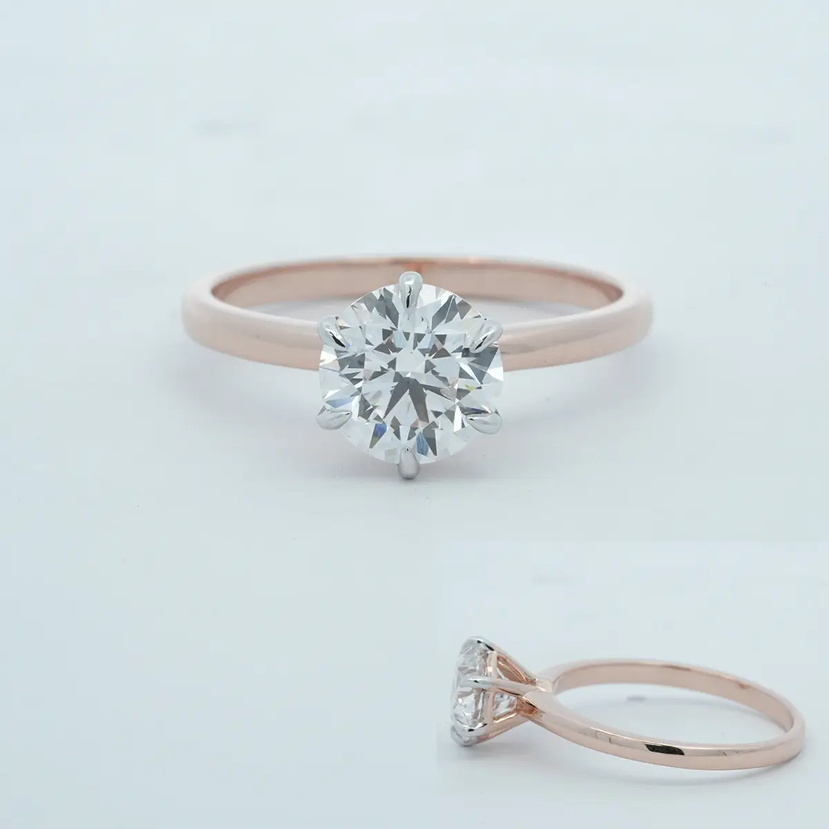 Round Diamond Solitaire Ring 