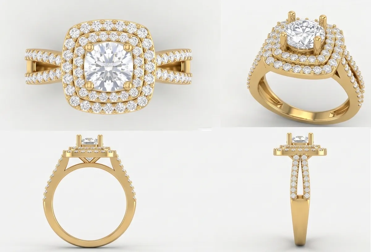 Round Diamond Engagement Ring 