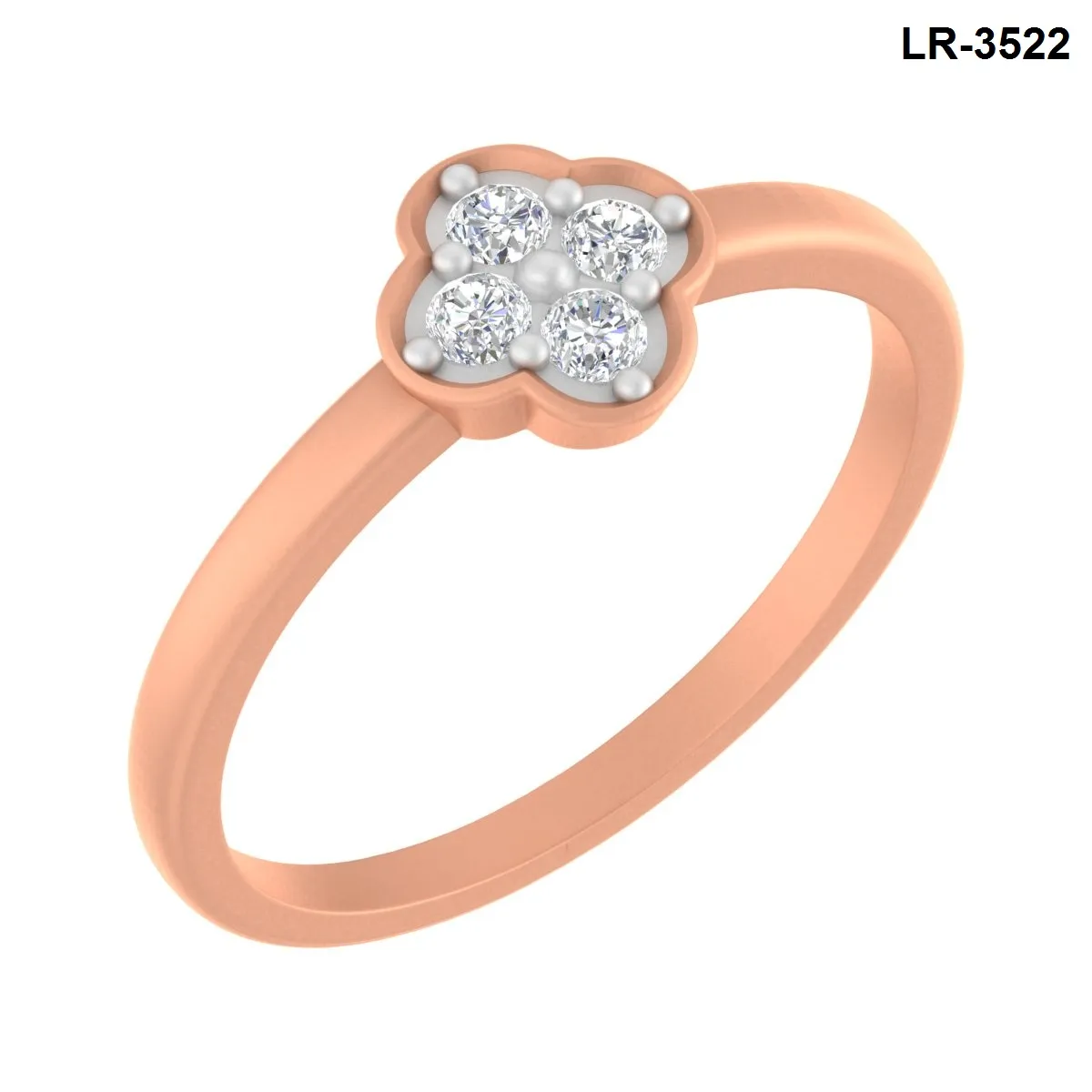 Round Diamond Ladies Ring 