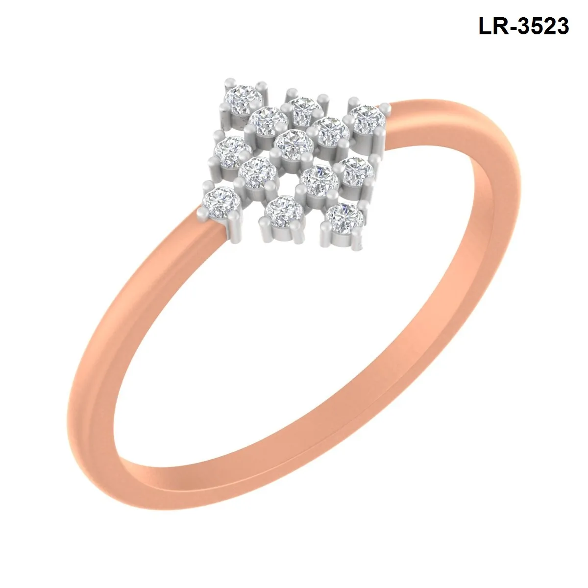 Round Diamond Ladies Ring 