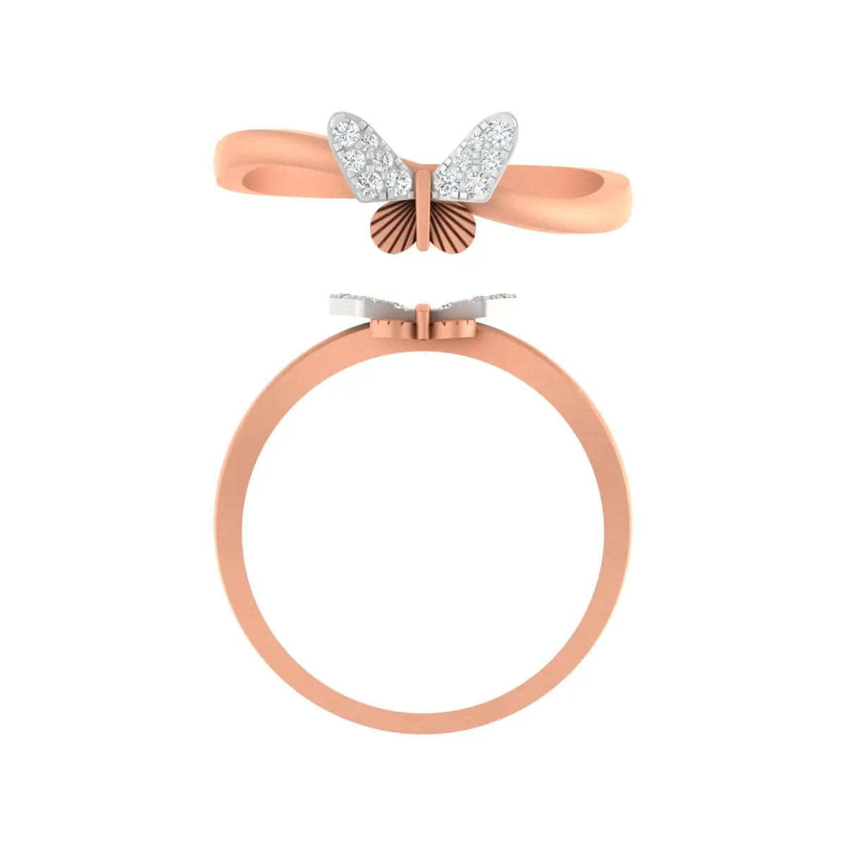 Round Diamond Ladies Ring 
