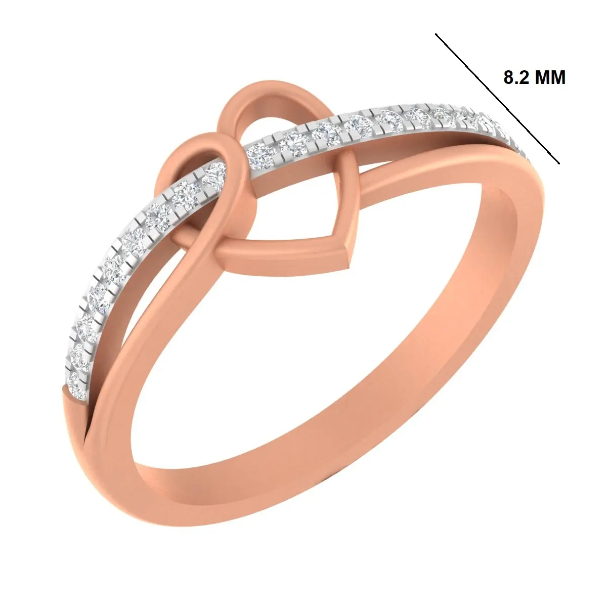 Round Diamond Ladies Ring 