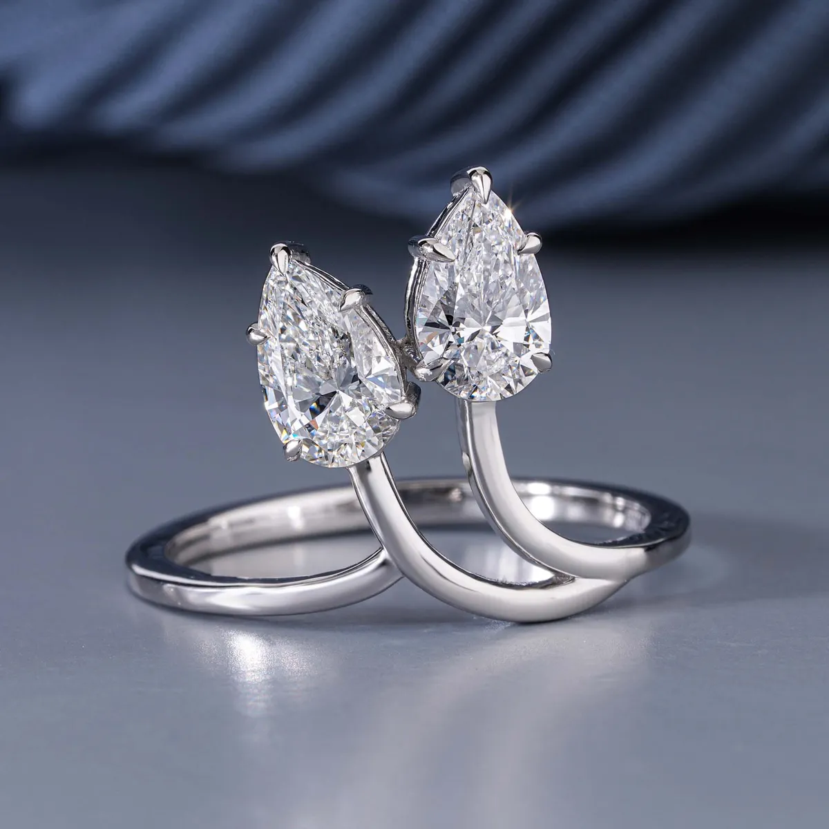 Pear Diamond Fashion Band 