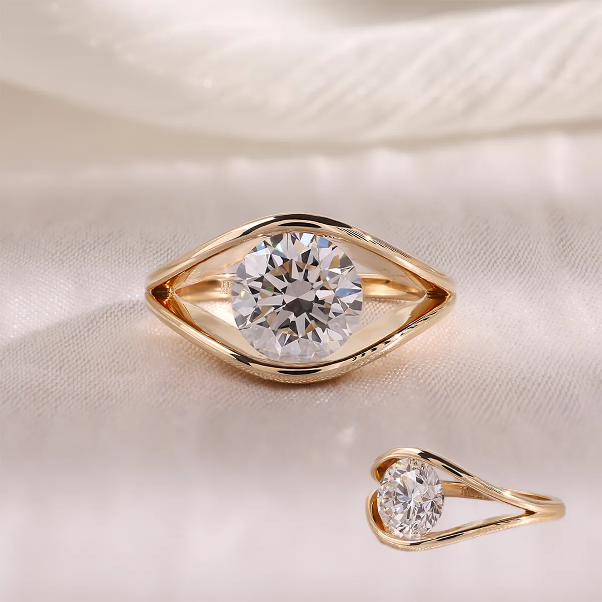 Round Diamond Solitaire Ring 