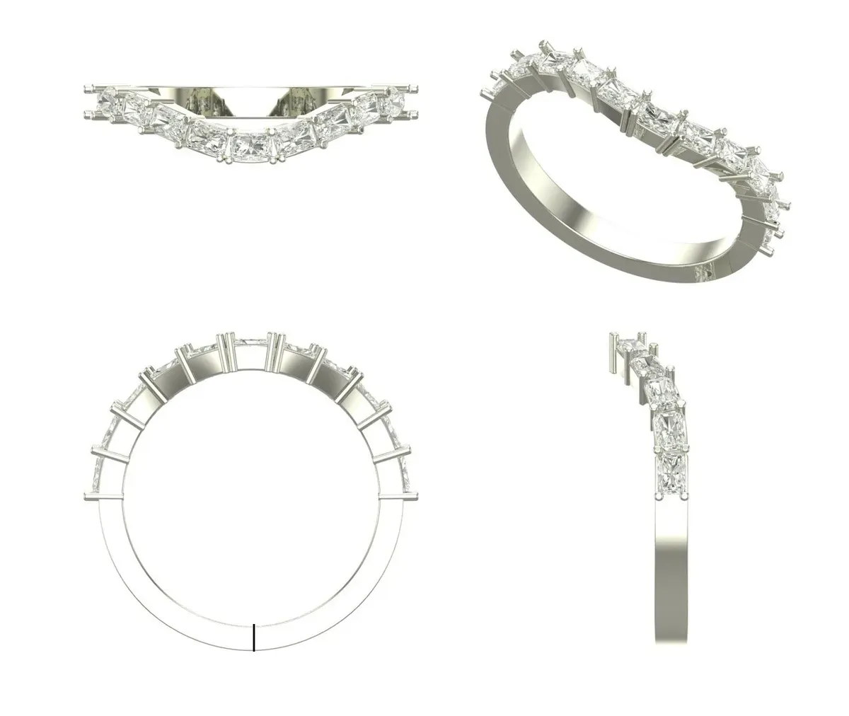 Radiant Diamond Fashion Band 